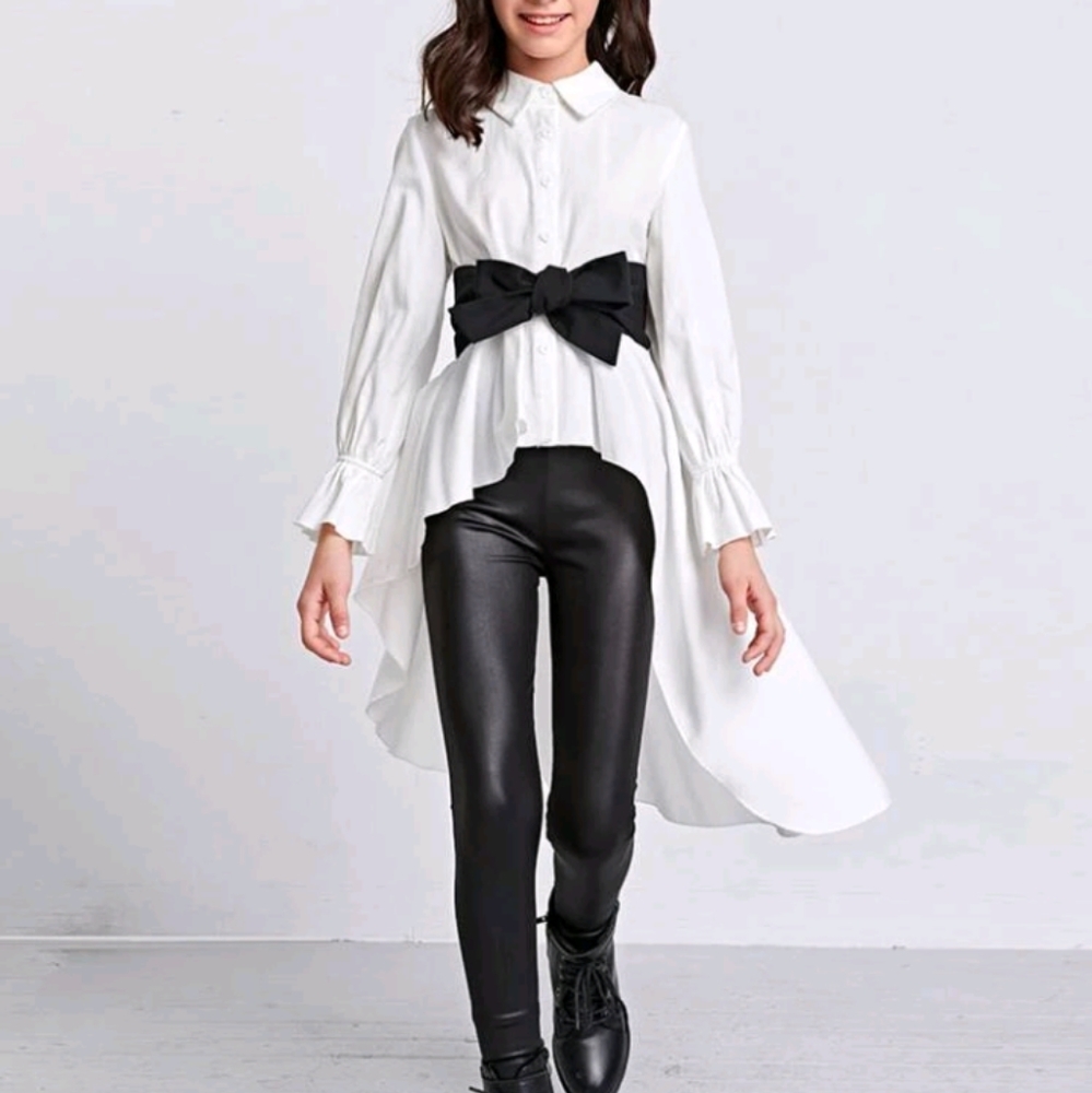 Girls high low top